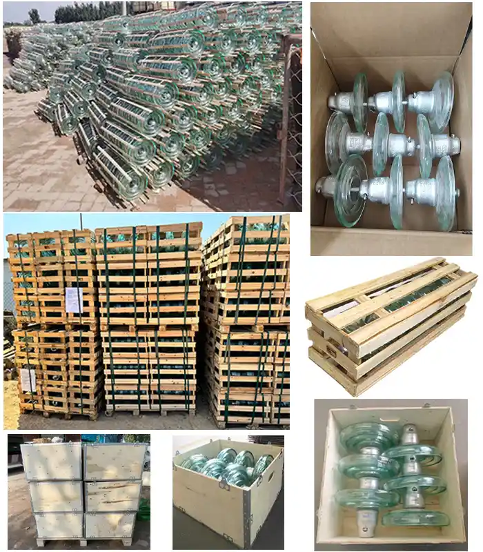 Insulator Packing Example aislador de vidrio Gaoya Power - Insulator Manufacturer - Gaoya Power