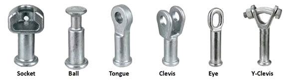 end fitting for polymer insulator